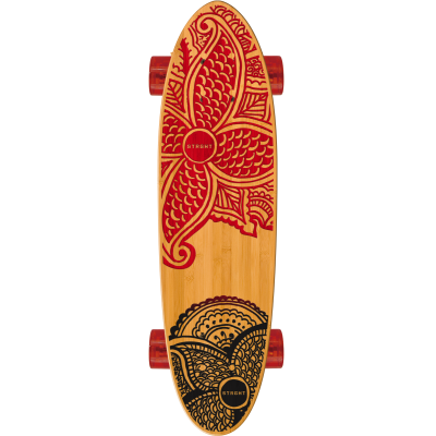 Classic Cruiser Skateboard in Bamboo - Pua Design