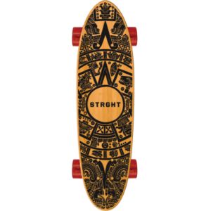 Classic Cruiser Skateboard in Bamboo - Warrior Calendar Design