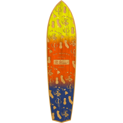 Diamond Tail Cruiser (Deck Only) Skateboard in Bamboo