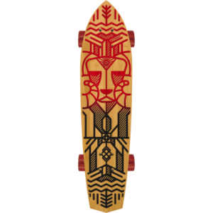 Diamond Tail Cruiser Skateboard in Bamboo - Ram Design