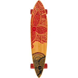 Pin Tail Cruiser Skateboard in Bamboo - Pua Design