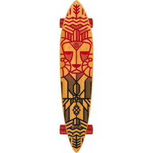 Pin Tail Cruiser Skateboard in Bamboo - Ram Design