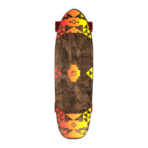 Single Kicktail Skateboard - Santa Fe